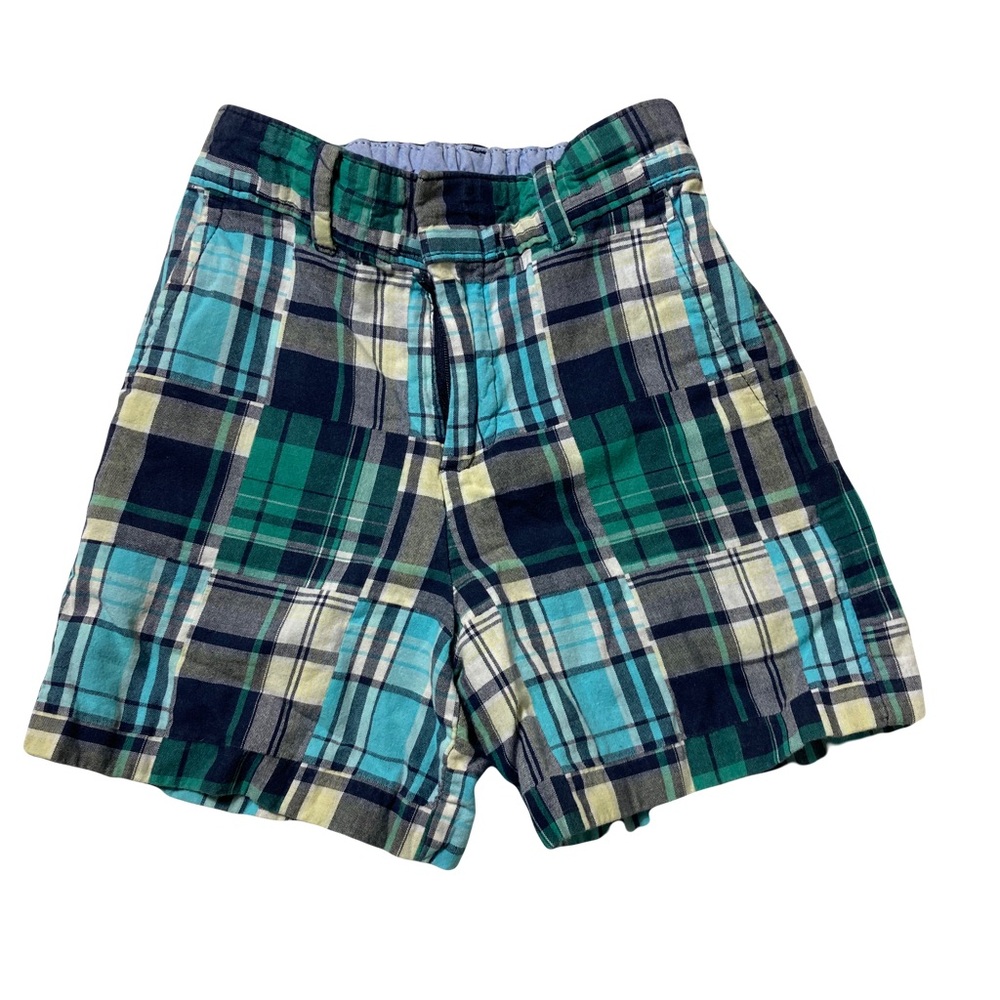 Blue & GreenTommy Hilfiger Plaid Shorts 3T Boys